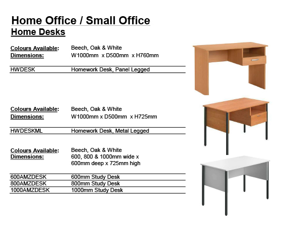 Home Office Tables range